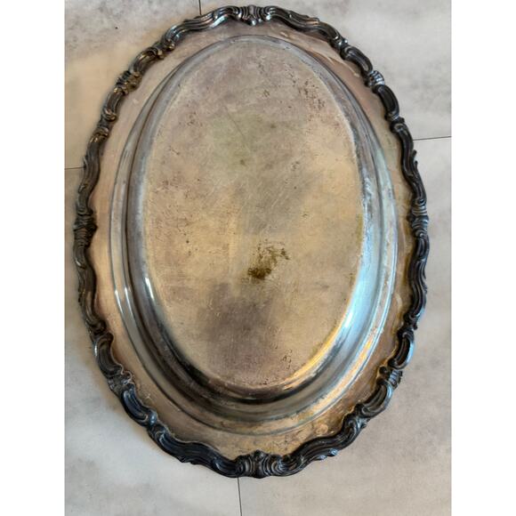 F. B. Rogers Silver Plate Oval Serving Bowl/Dish. 11.5” X 8.75” #6005 - Picture 5 of 7